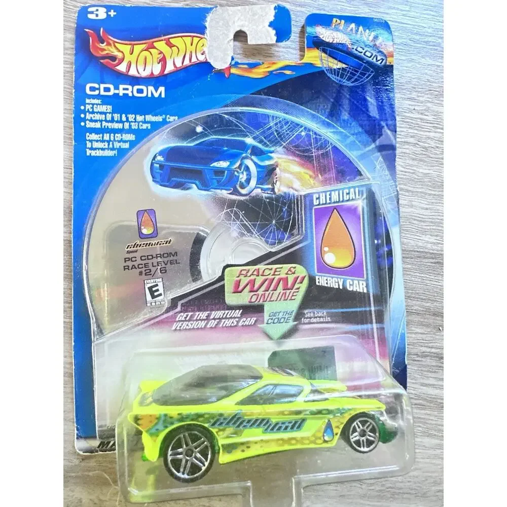 2002 Hot Wheels Planet.Com CD-ROM 2/6 Chemical Energy Car H95